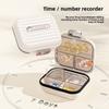 7-day Pill Organizer Portable Daily Medication Box with Leakproof Room Easy-friendly and Large Capacity