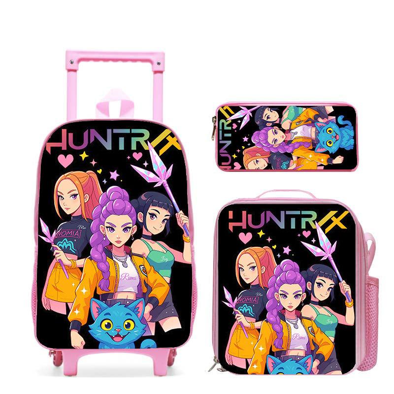 Kpop Witch Hunter Girl Group Schoolbag High Definition Printing Casual Crossing Border Lightweight Tie Rod Backpack One Piece Hair