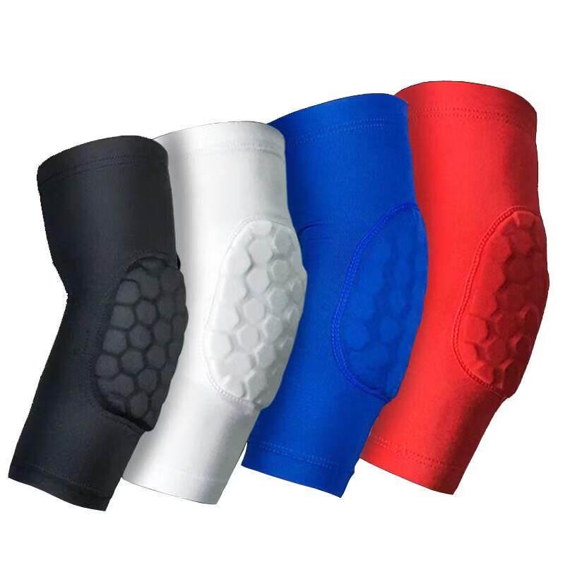 Unisex Basketball Honeycomb Anti-Collision Arm Sleeve Pair