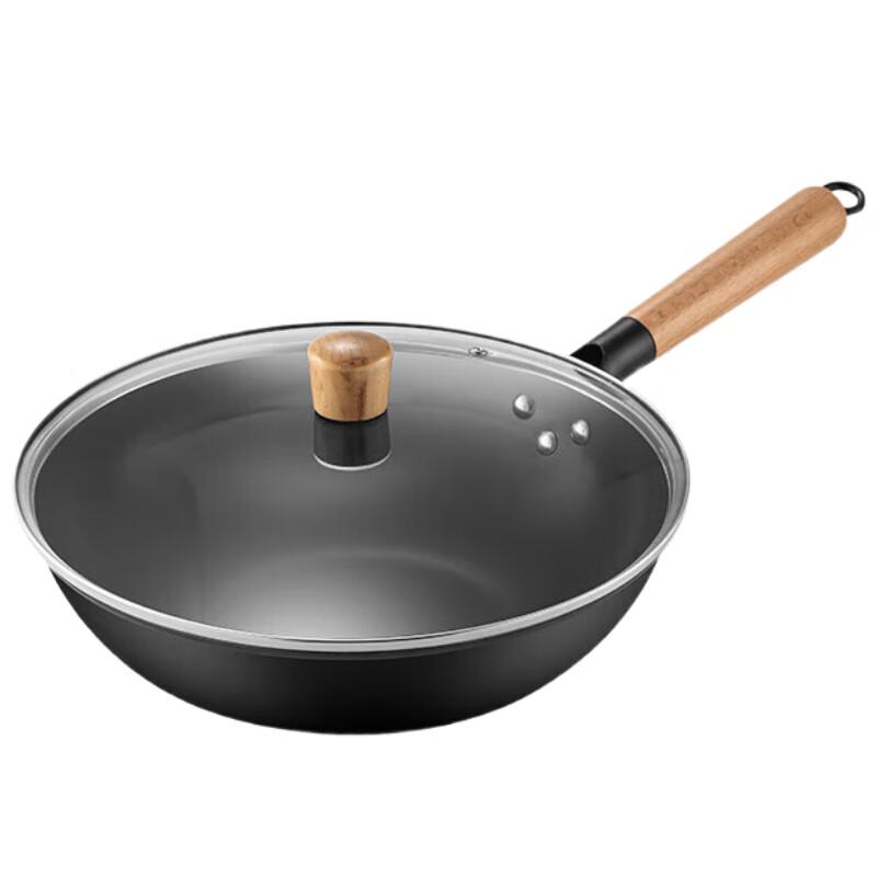 Mei Chu 30cm Iron Multi-Purpose Stir-Fry Pan