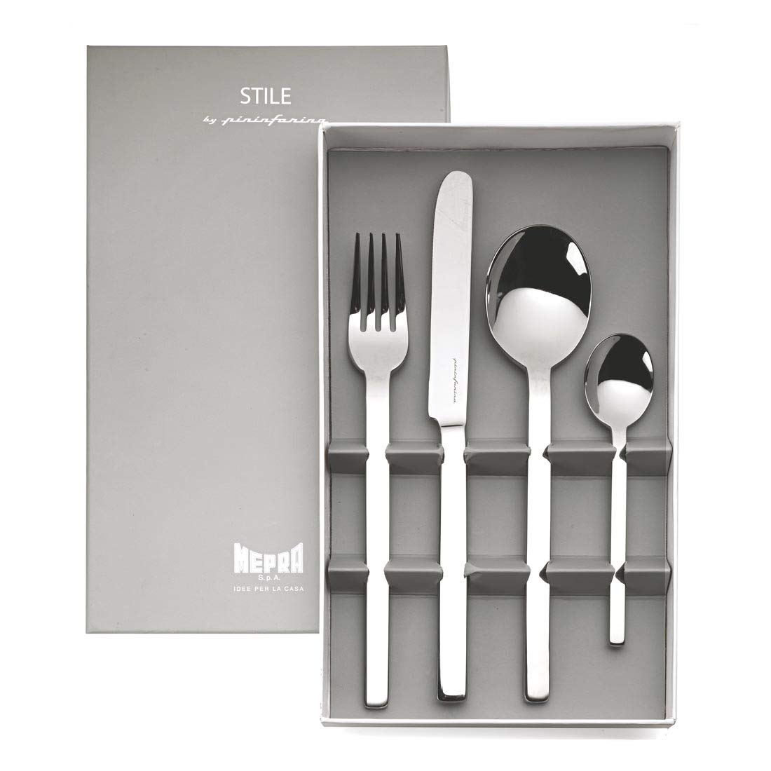 

MEPRA STILE от pininfarina Набор столовой посуды на 4 персоны в подарочной коробке