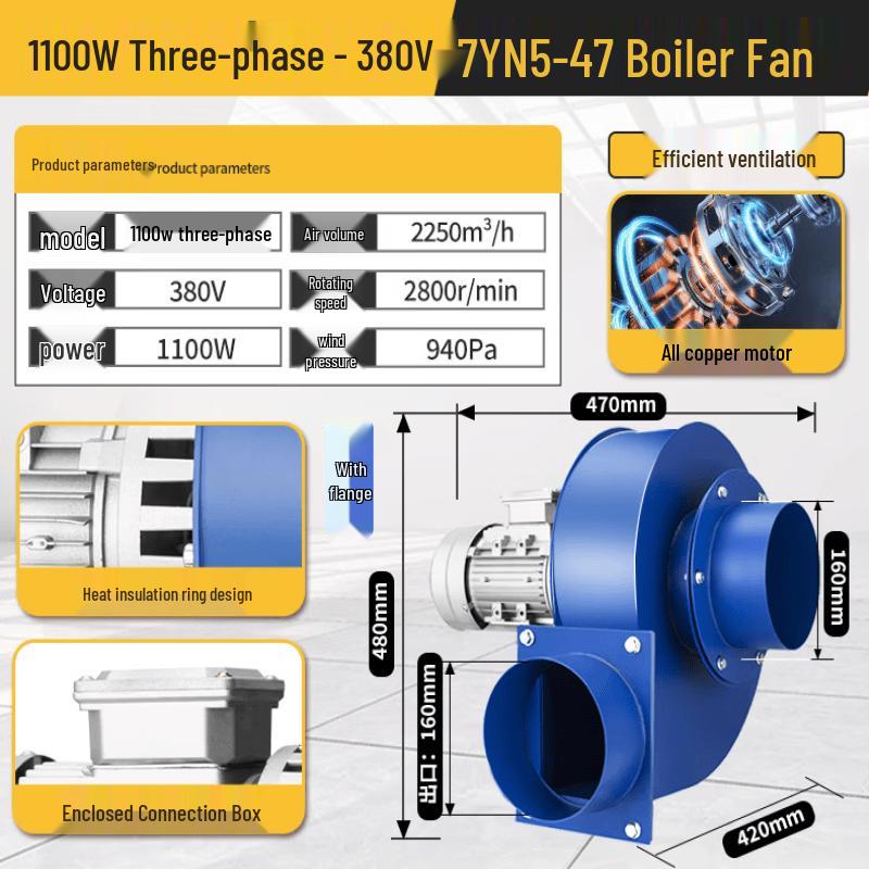 Rongyu High-Pressure Centrifugal Induced Draft Fan