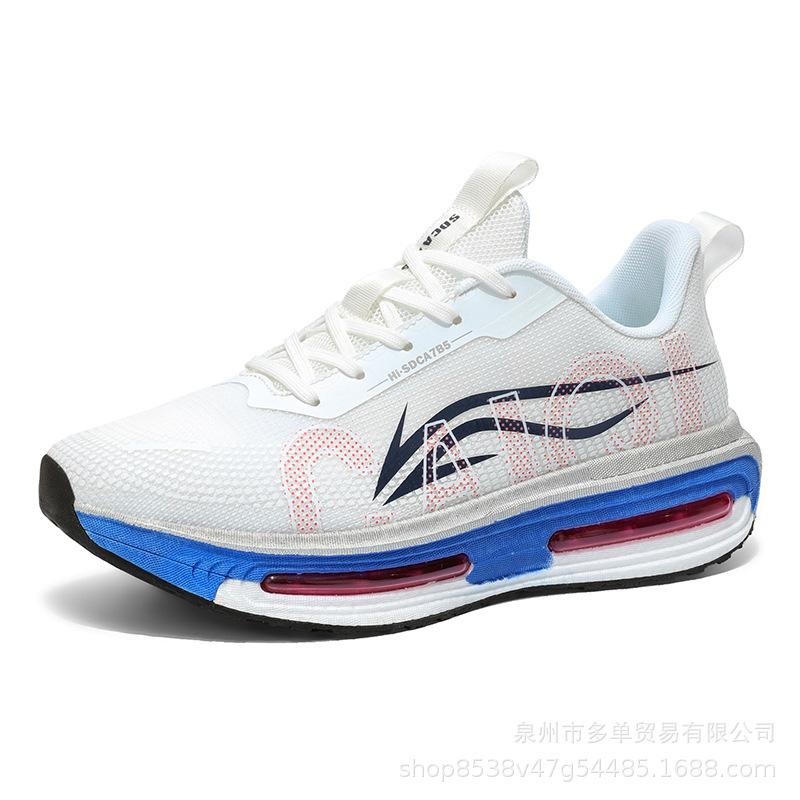 Physical testing sports running shoes Carbon plate shock-absorbing middle school students racing air cushion soft sole wear-resistant sports students 