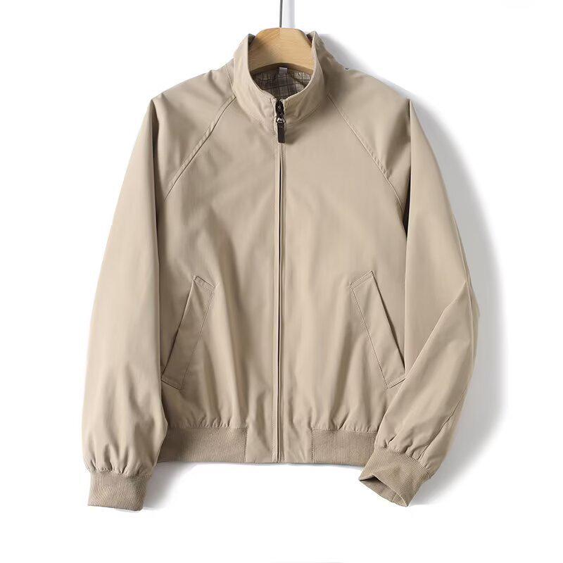 2026 Spring Men's & Women's Harrington Stand Collar Long Sleeve Zipper Jacket