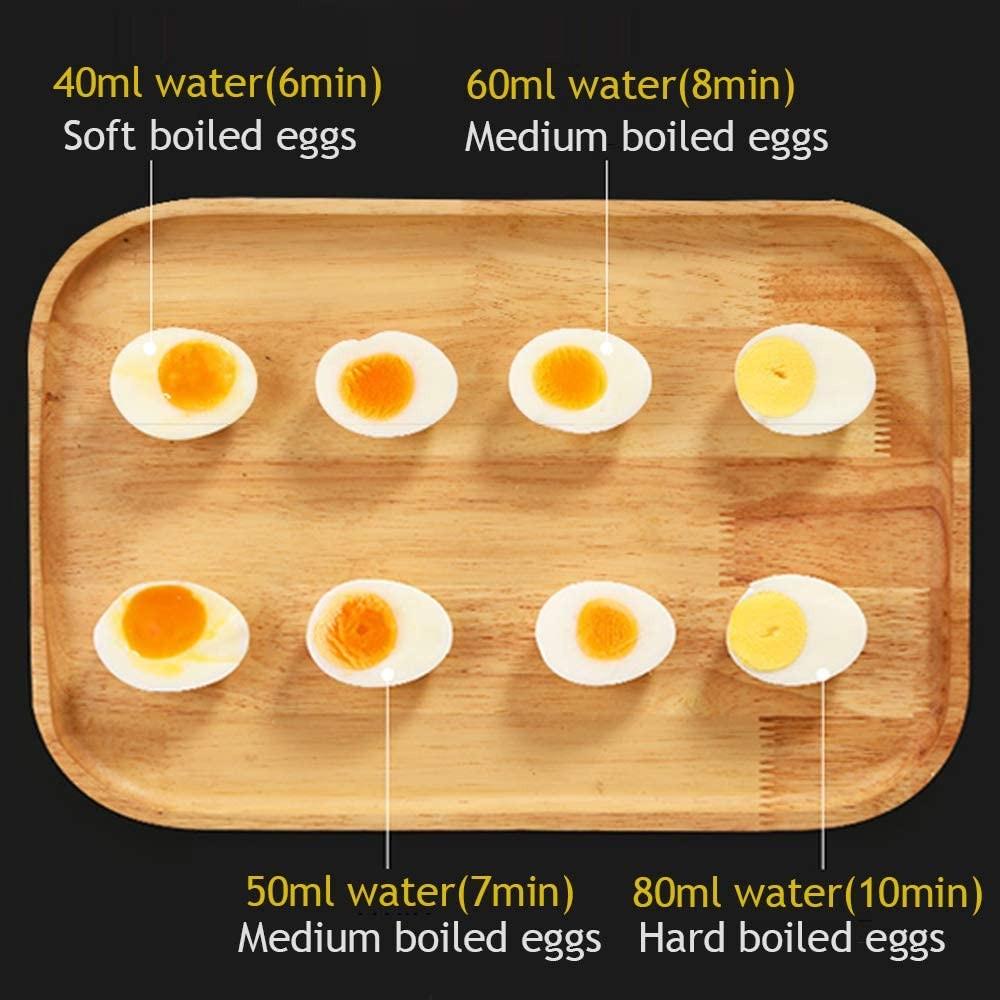 Stainless Steel Electric Egg Cooker Household 7 Eggs Capacity Egg Boiler Portable Automatic Eggs Steamer