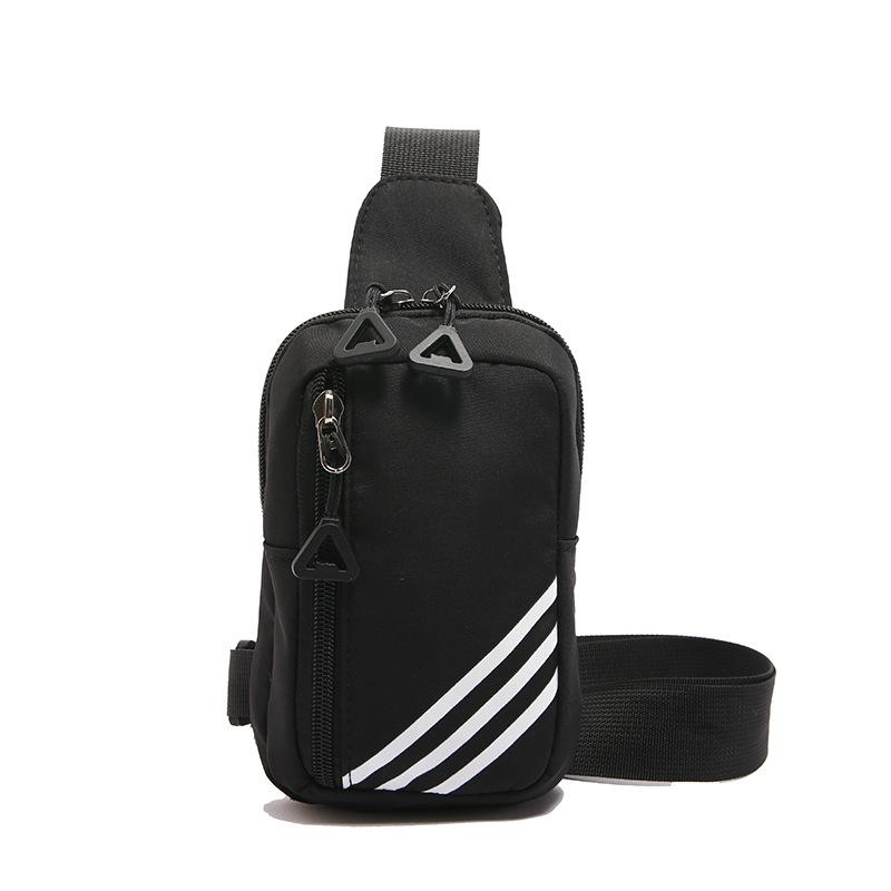 Casual Sports Messenger Bag Lightweight And Simple Shoulder Mobile Phone Bag Fashion Niche Personality Versatile Chest Bag