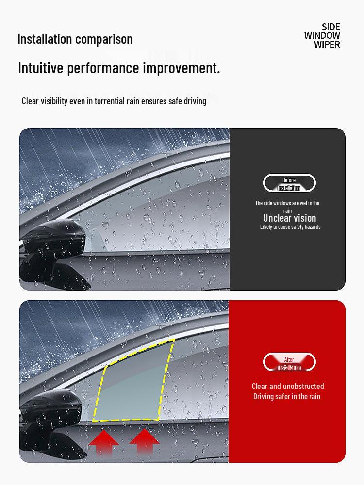Compatible Double Window Wipers for Neta S: Rainproof & Anti-Fog Windshield Blades
