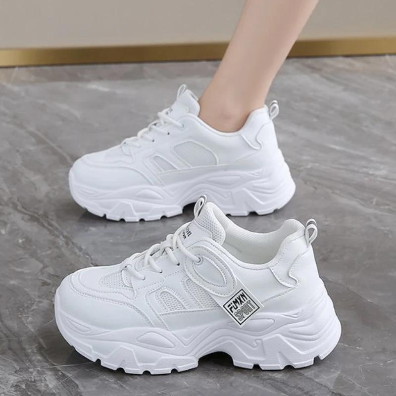 Platform Tennis for Women Sports Running Shoes Fashion Thick Sole Sneakers Female Vulcanized Trainers Athletic Shoe Footwear