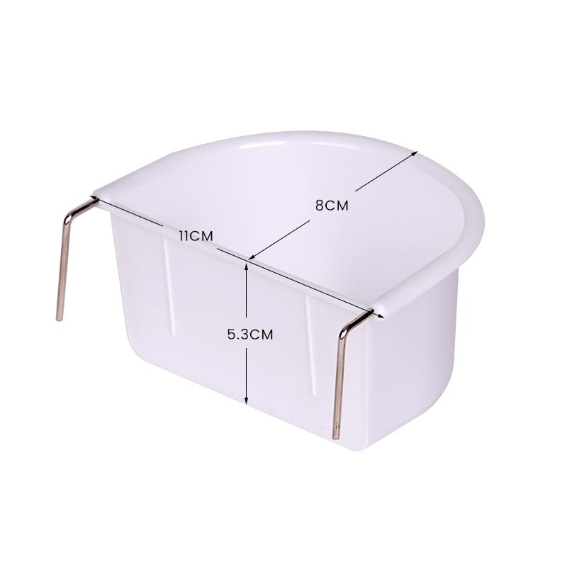 4pcs Bird Food Feeding Cup Bird Cage Hanging Feeder Bowl for Budgie Parrot Parakeets Lovebirds Birds Cage Accessories