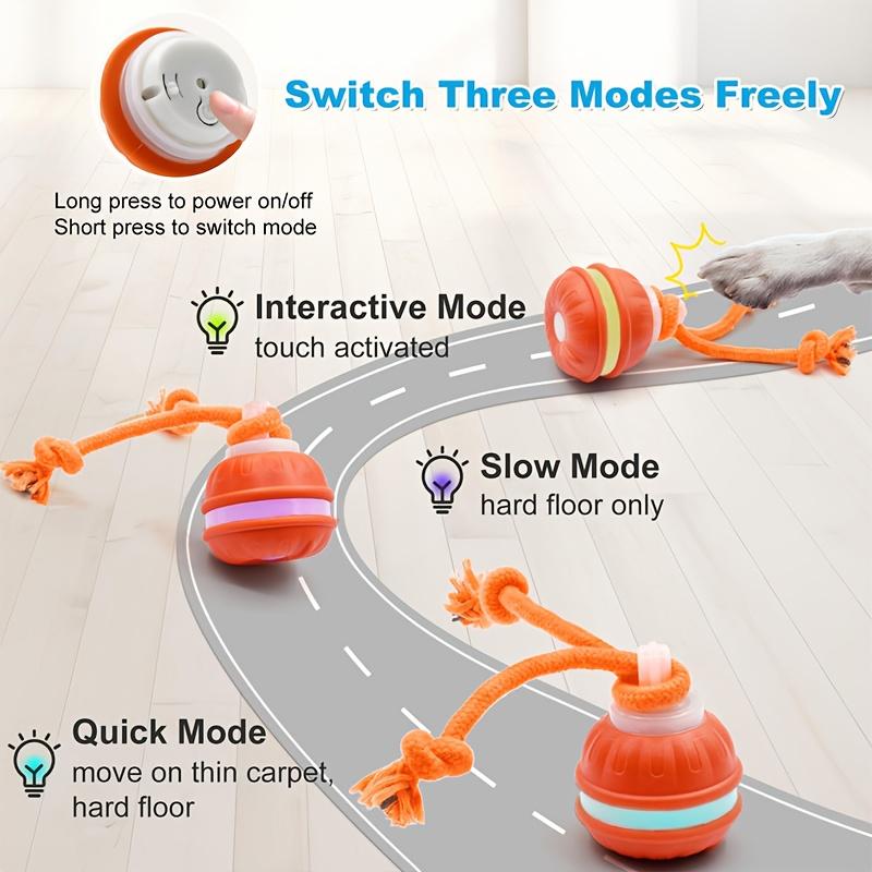 A Dog Toy That Is An Electric Bouncing Ball, Designed for Self-Entertainment, Dental Care, and To Keep Dogs Engaged