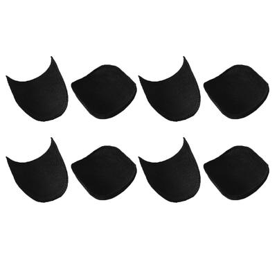 20Pair Shoulder Pads Practical Sponge Pads Lightweight for Blouses Blazers Black 10x18x15cm Durable Wear
