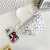 Lightweight Dot Print Chest Bag Student Waist Bag Women's Crossbody Bag