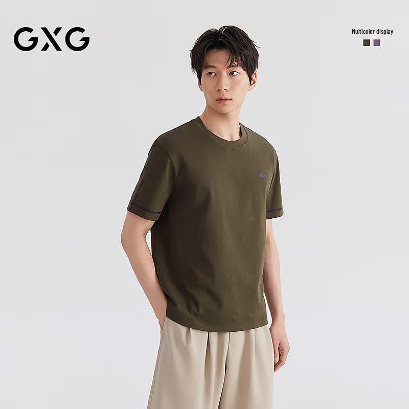 GXG Men s Two-Tone Contrast Short Sleeve T-Shirt L