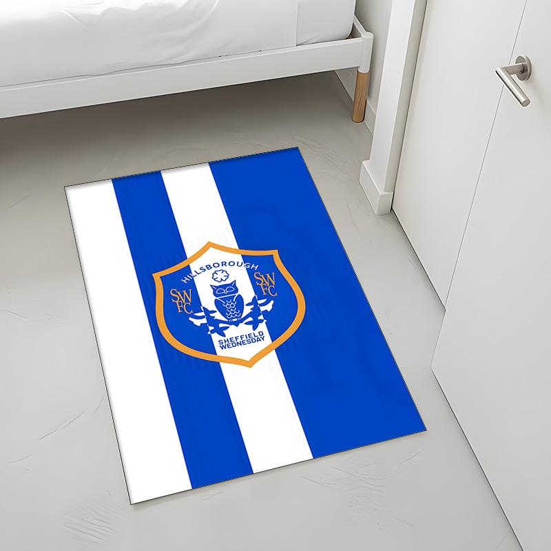 Sheffield Wednesday Football Club (5) Rug Suitable For Living Rooms Bedrooms Computer Rooms Dining Areas And Placement Under Tables And Chairs Also An