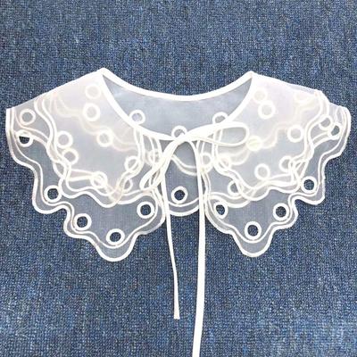 Cotton DIY Shawl Girl Embroidered For Women Apparel Sewing Clothing Decoration Lace Neckline Fake Collar