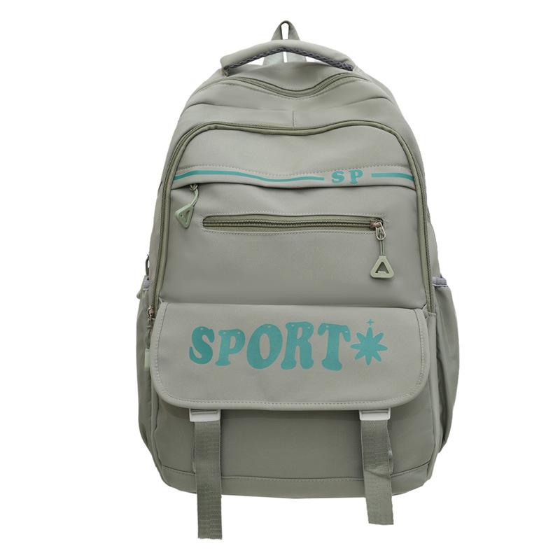 Schoolbag Backpack Premium Student School Bag Casual Versatile School Bag Korean Edition Large Capacity College Style Computer Bag Travel Bag