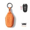 High-End Suede Car Key Case for Peugeot Models 408, 308, 4008, 5008, and 508L with Buckle and Pendant
