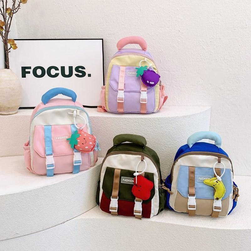 Stylish And Fun Preschool Backpack For Children With Colorful Designs Cartoon