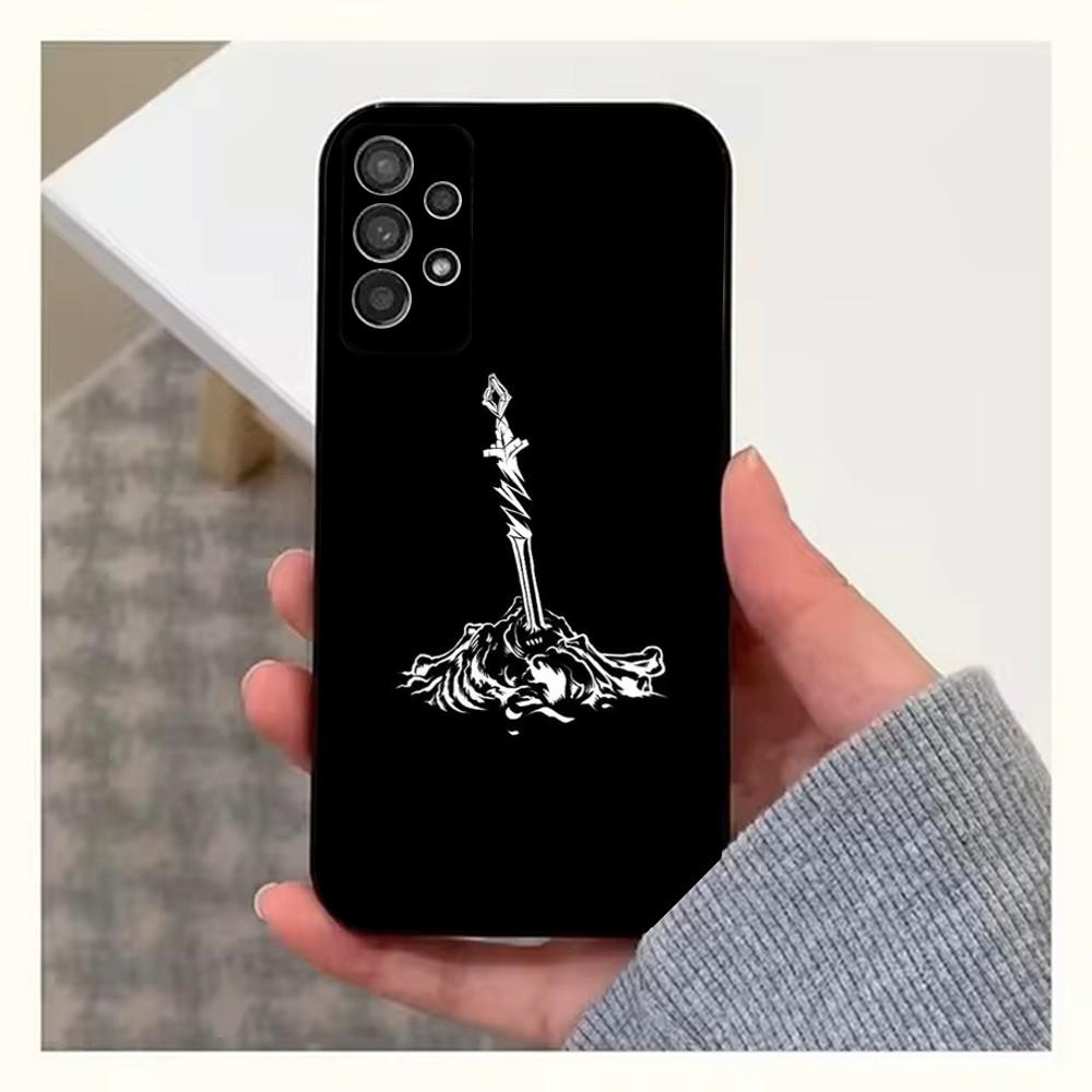 Game D-Dark S-Souls Phone Case For Samsung S25,S24,S23,S22,S20,S21,S10,Ultra,Plus,Lite,FE,Soft Silicone Black Cover