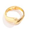 Luxury Trendy Gold Color Heavy Metal Bangles for Women Exaggerated Punk Irregular Geometric Bracelet Party Banquet Jewelry New