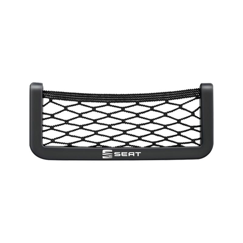 

1 шт. Автомобильная сетчатая сумка, держатель для телефона, сетчатый ящик для хранения, карман-органайзер для SEAT Leon FR 5 6 MII Altea 5F Ibiza Toledo Cordoba Alhambra MK3 1pcs long