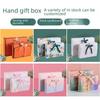 Custom Pearlescent Bow Ribbon Gift Box for Silk Scarves, Pajamas, and Shirts