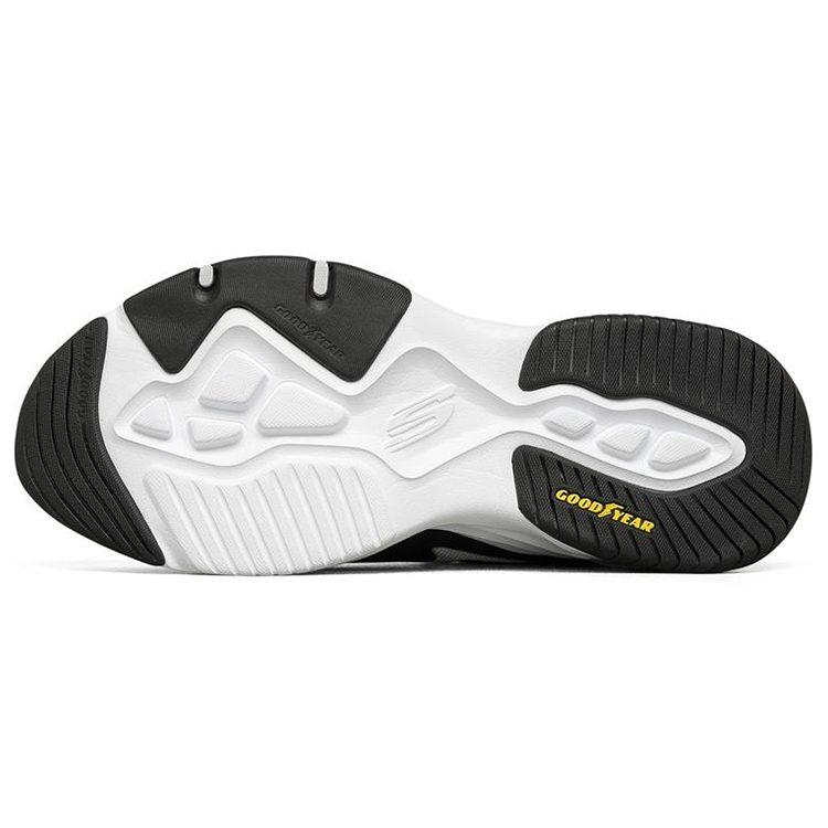 Skechers D'Lites 4.0 Mesh, Synthetic Leather Cushioning Abrasion Resistant Breathable 237225-BKW