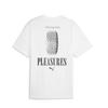 Puma Puma X Pleasures Graphic Short Sleeve Tee   White  624096 02