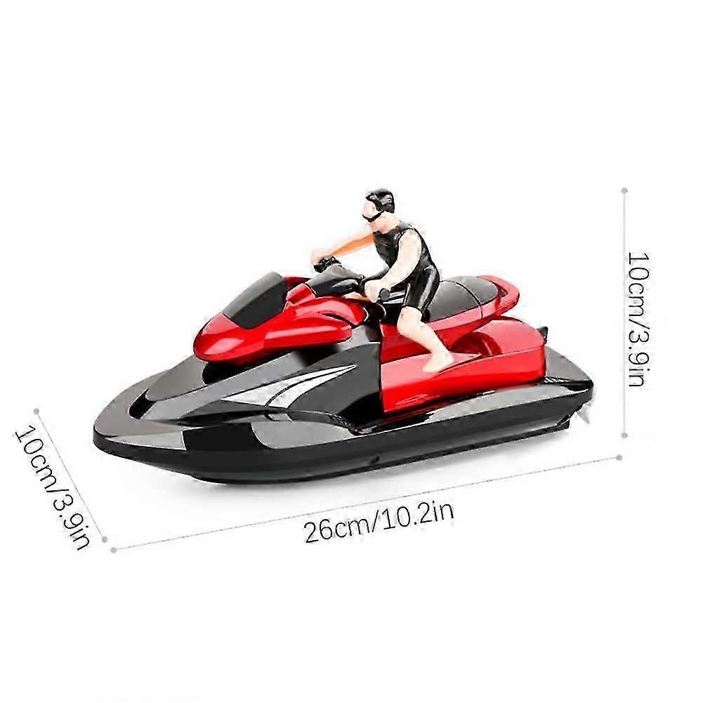 2.4G Twin-Motor High Speed Boat for Kid Adult, High Speed Remote Control Boat Toys, ,for Adults Children 25-26