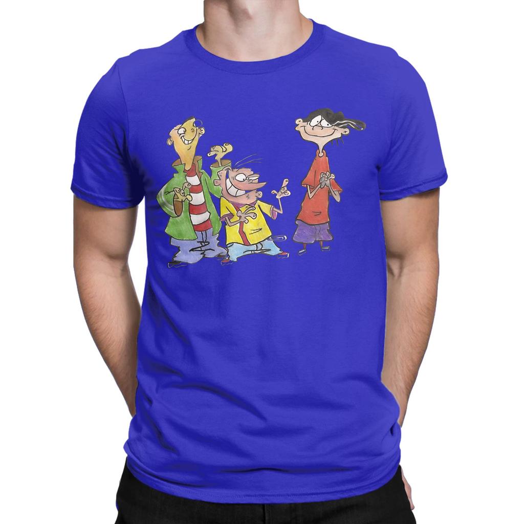 T-shirt Unisex Ededd N Eddy Cartone Animato Retro Divertente Torre Cotone Top Tempo Libero Manica Corta Girocollo Taglie Forti T-shirt