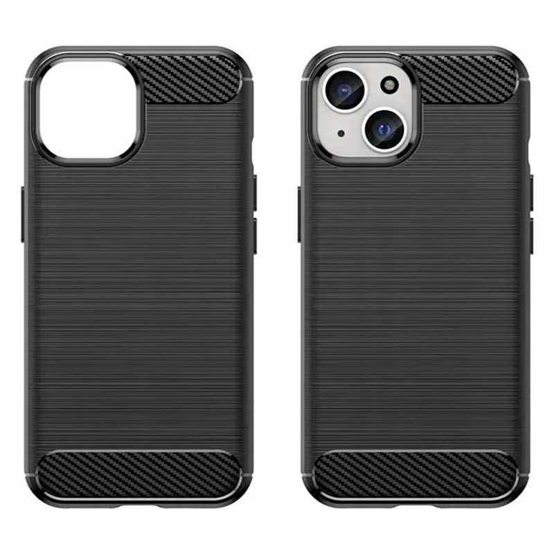 Spacecase Carbon iPhone 15 Schwarz