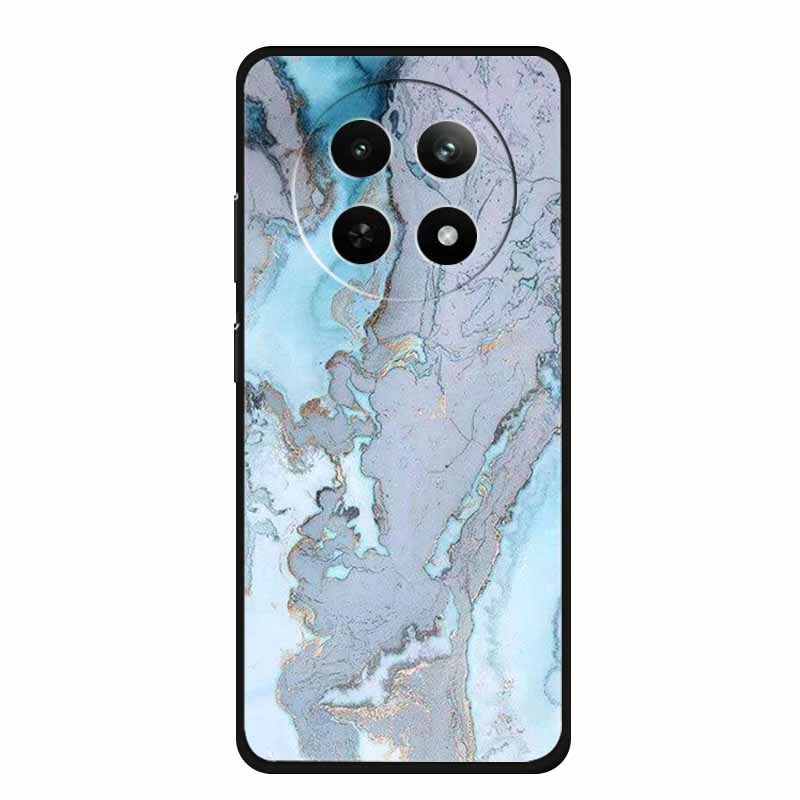 Case For Realme 13 Plus Marble TPU Soft Silicone Back Cover For Realme 13+ Cases Protective Mica Painted Colorful Bumper Capa