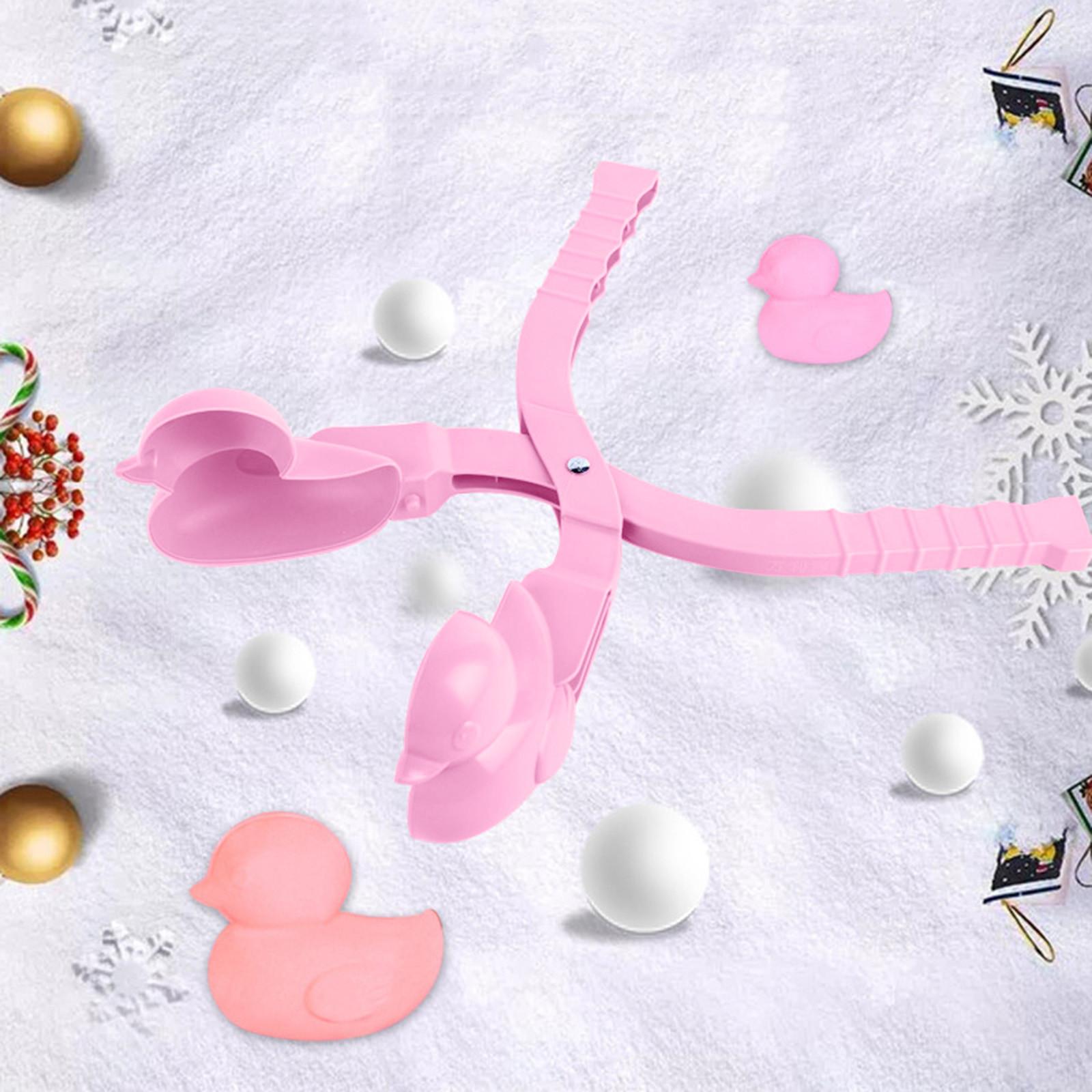 

Устройство для изготовления снежных комков, приспособление для изготовления снежных комков в форме снега и песка, зимние детские игрушки, 4 шт. розовый