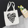 Summer New Fashion Kawaii Ladies Shopping Casual Simple Large-capacity Women's Cotton Bag Canvas Tote Bag Shopping Bag Women's F