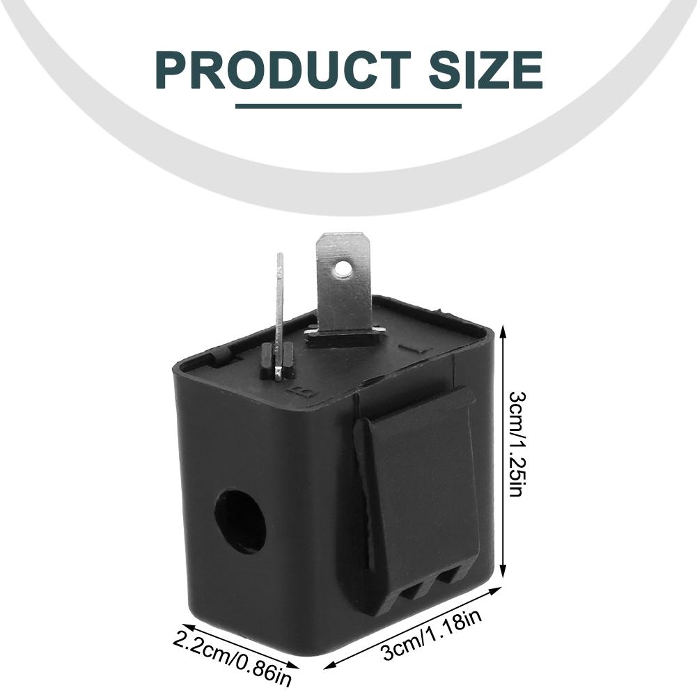 LED Flasher Relay Motor Flasher Relay 2Pin Electronic LED Turn Signal Light