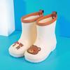 Kids' Non-slip Waterproof Cartoon Rain Boots with Drawstring