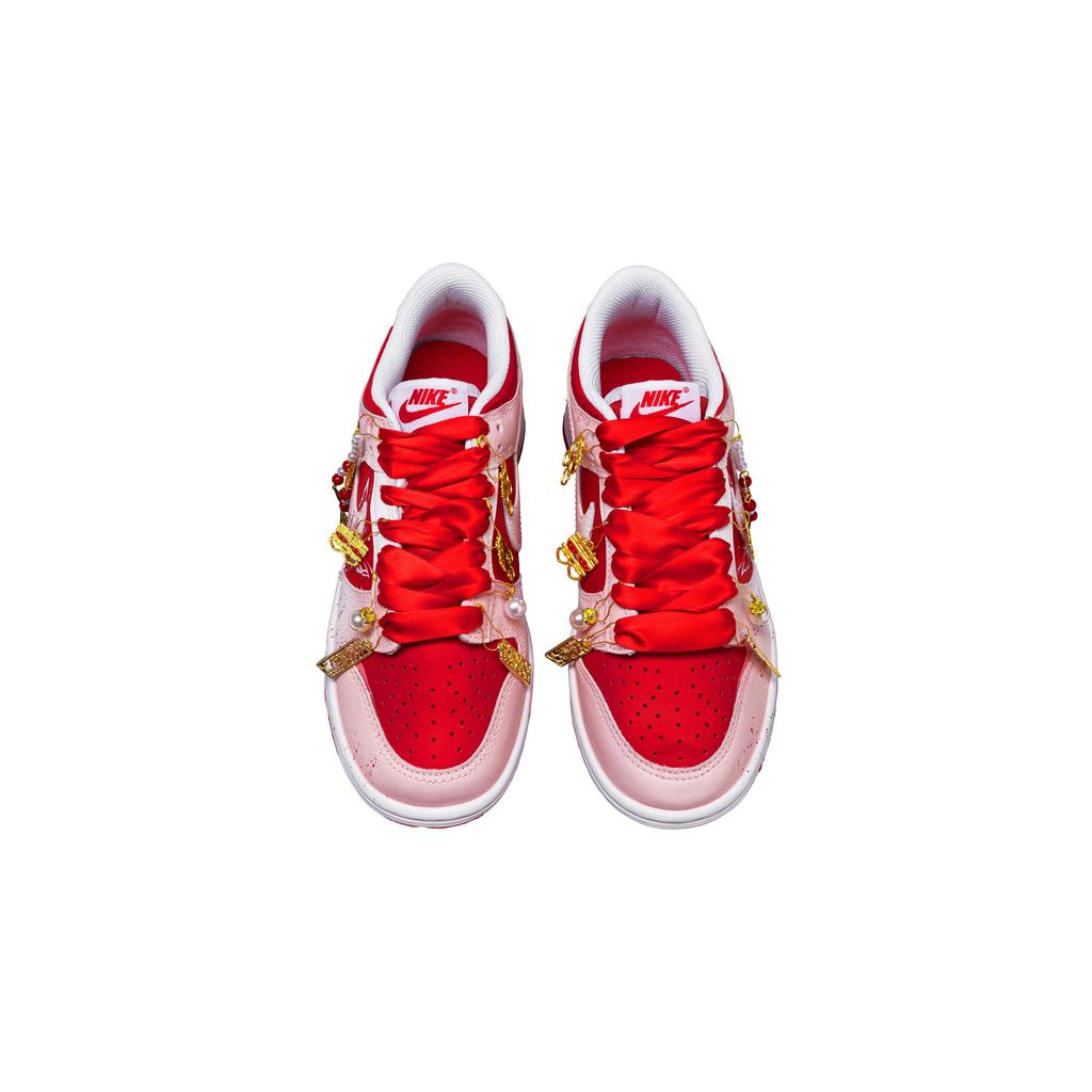 Nike Dunk Love Forever Cushioning Low top Skateboard Shoes Women's Red CW1590-600(Team376-)