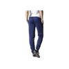 adidas Solid Color Drawstring Cuffed Casual Pants Men Bottoms Blue S22404