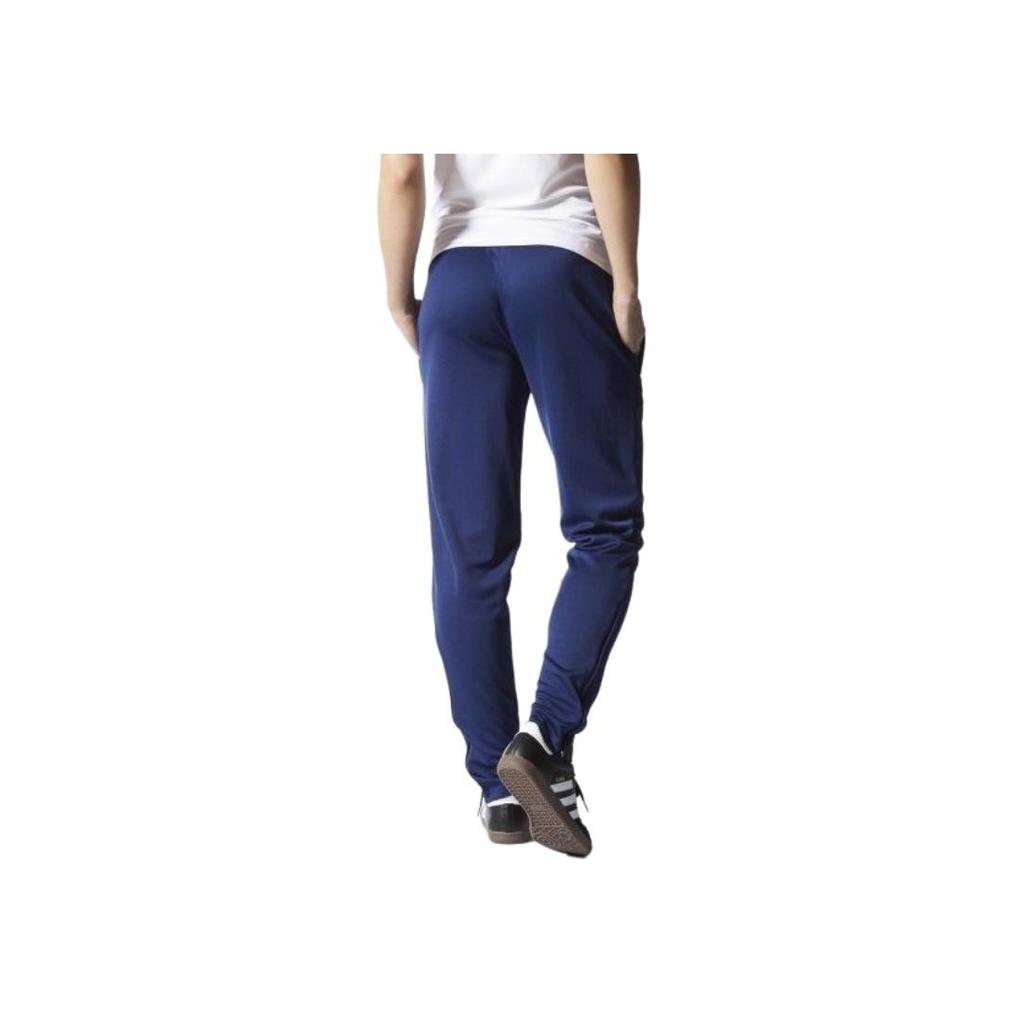 adidas Solid Color Drawstring Cuffed Casual Pants Men Bottoms Blue S22404
