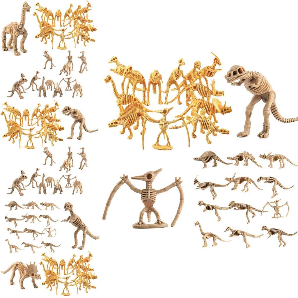 Realistic Dinosaur Skeleton Model Toy 12 Types Of Archaeological Excavation Dinosaur Skeletons