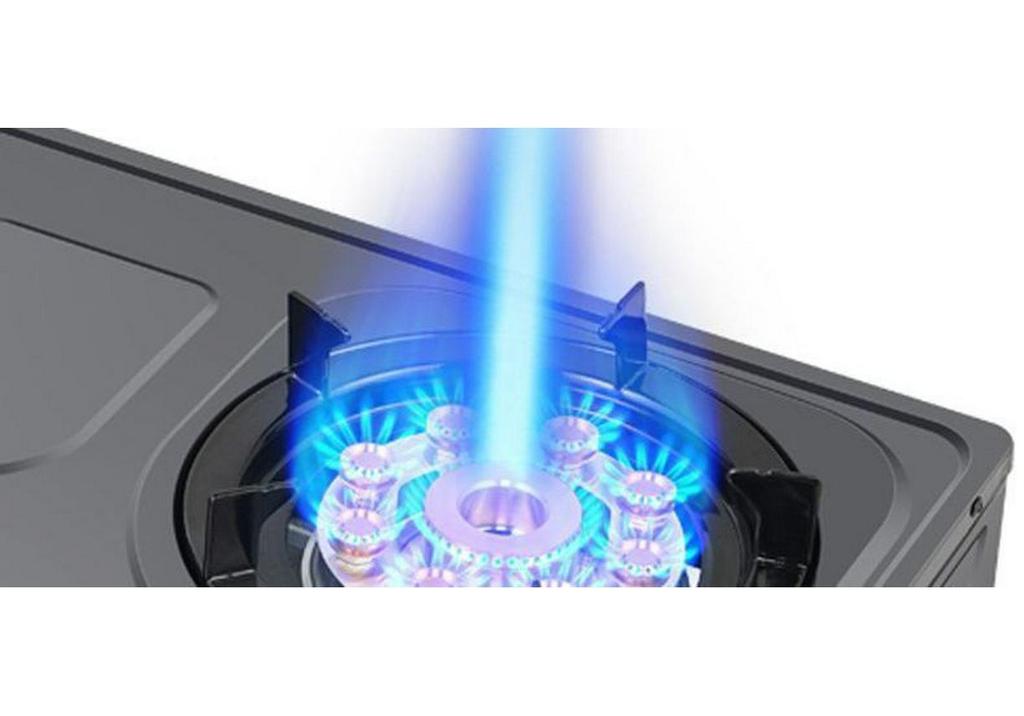 Double Burner Energy-Saving Gas Stove for Natural and Liquefied Petroleum Gas