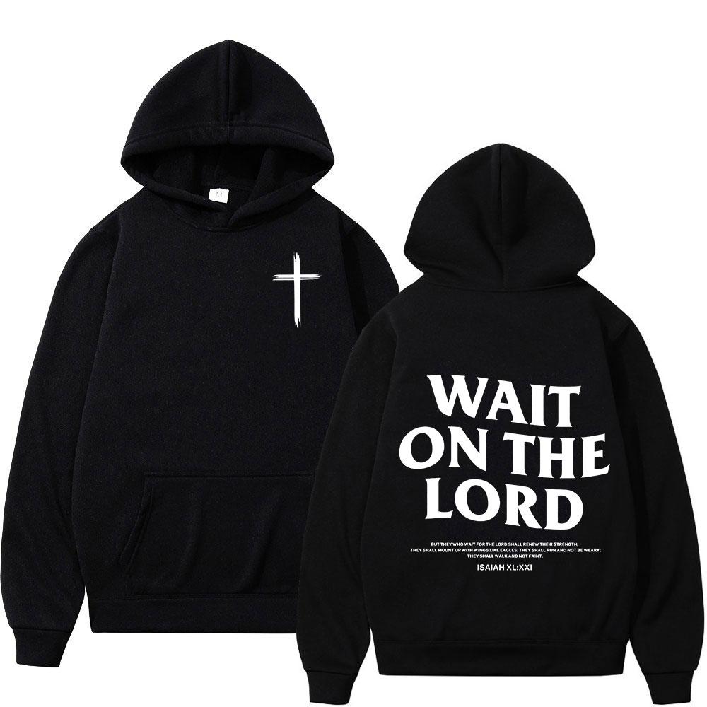 Christian Jesus Faith Over Fear Bible Verse Hoodies Men's Women High Quality Sweatshirts Fashion Vintage Pullovers Streetwear