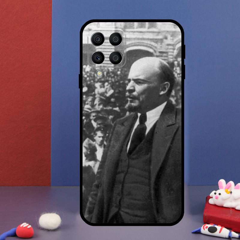 Lenin Soviet Union Flag For Samsung Galaxy M31 M51 M33 M13 M23 M53 M15 M55 M14 M34 M54 M20 M30s M32 M52 Phone Case