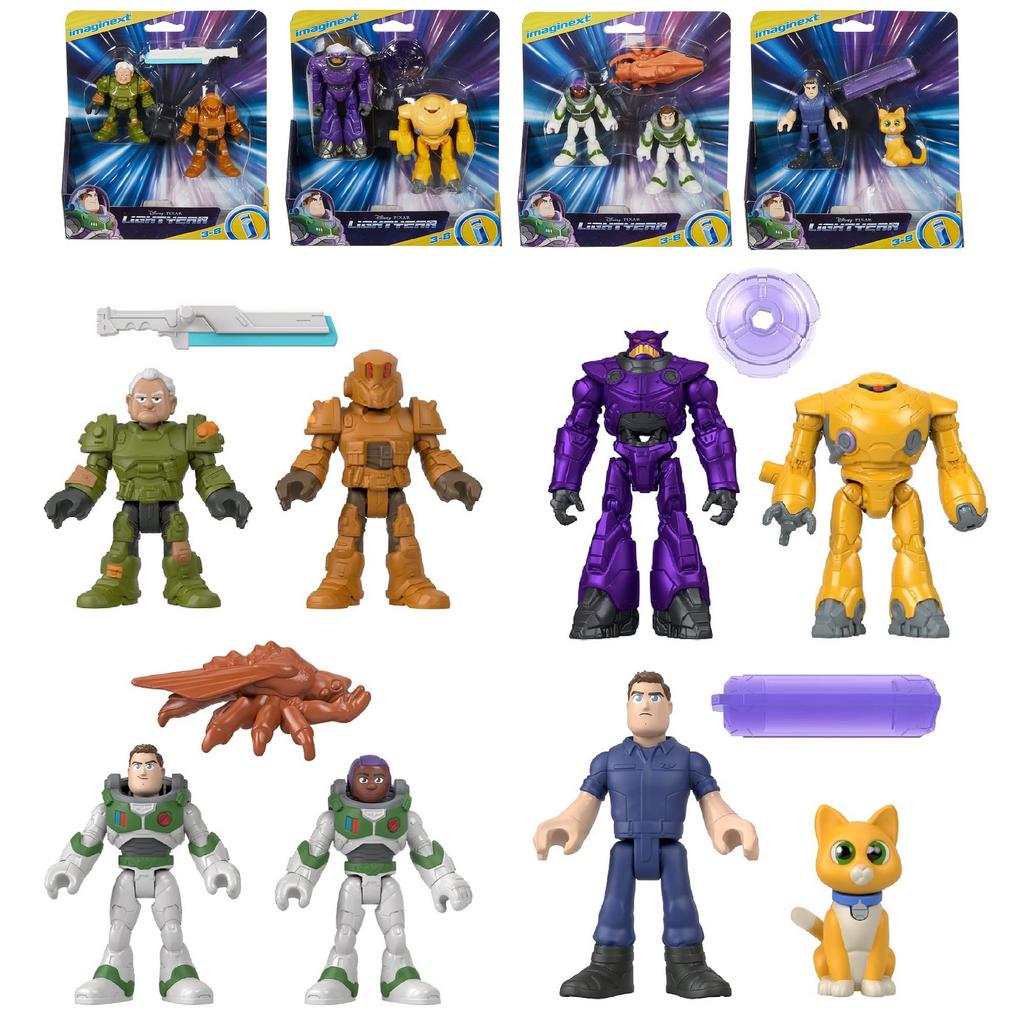 Fisher-Price Imaginext Buzz Lightyear Basic Figure Assortment (Box of 8) for Ages 3 and Up (Product Code: 986B-HGT30)