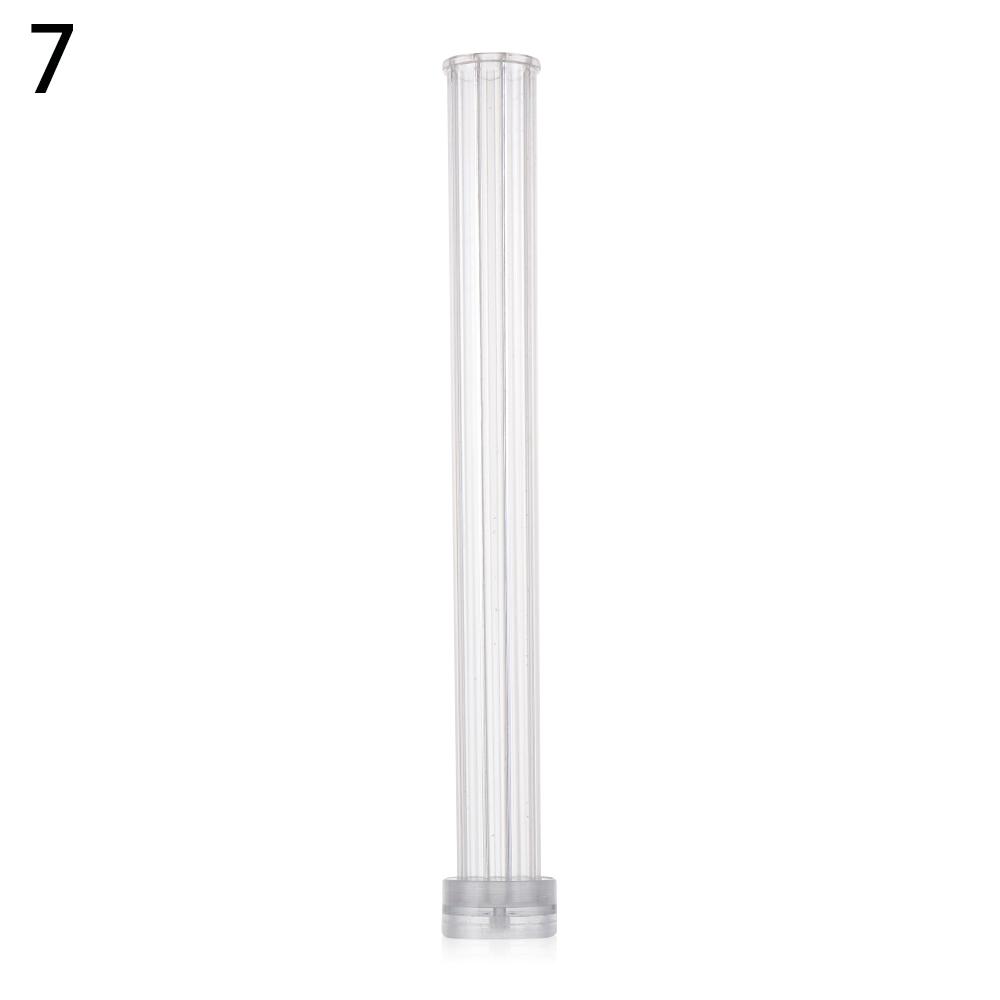 DIY Craft Clay Tools Plastic Match Large Cylinder Rib Stripe Candle Mold Long Pole Soap Making