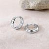 Elegant Titanium Steel Hoop Earrings for Women - Lightweight, Luxurious, Round & Colorfast Accessories