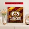 Galatasaray Personalized Name Round Diamond Painting Kit Diamond Embroidery Painting Rhinestones Mosaic Frameless Handwork Decoration Arts
