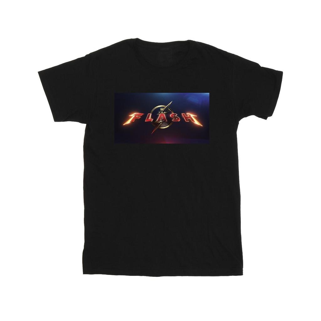 DC Comics Mens The Flash Movie Logo T-Shirt