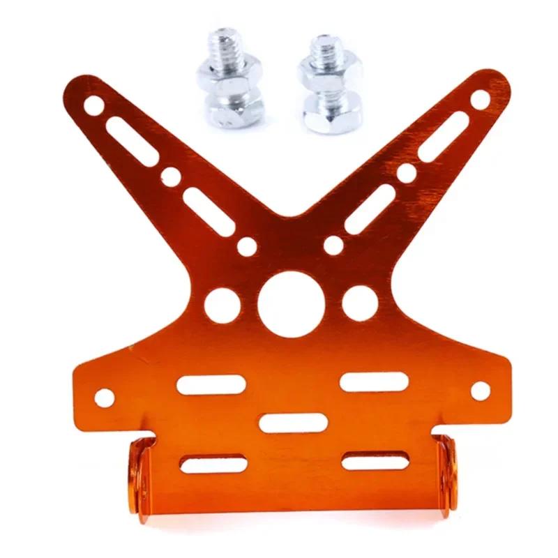 1pcs for Motorcycle Rear License Plate Frame Motorbike Scooter Number Plate Holder 5 Colors Electroplate Aluminum Alloy New