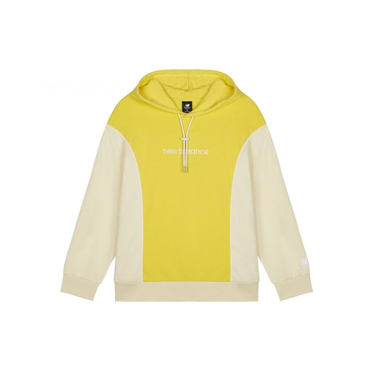 (WMNS) New Balance Athletics Fleece Hoodie Asia Sizing Yellow Beige Women s AWT11502-FTL L